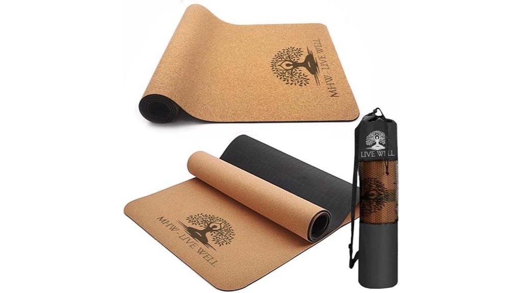 non slip yoga mat set