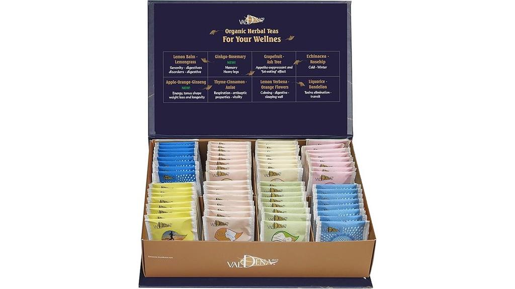 organic herbal tea assortment