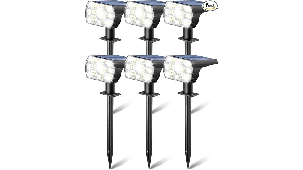 outdoor waterproof solar spotlights