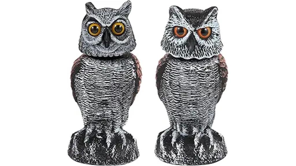 owl decoy bird deterrent