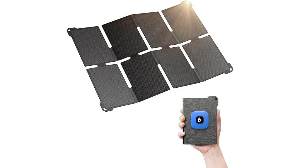 portable 25w solar charger