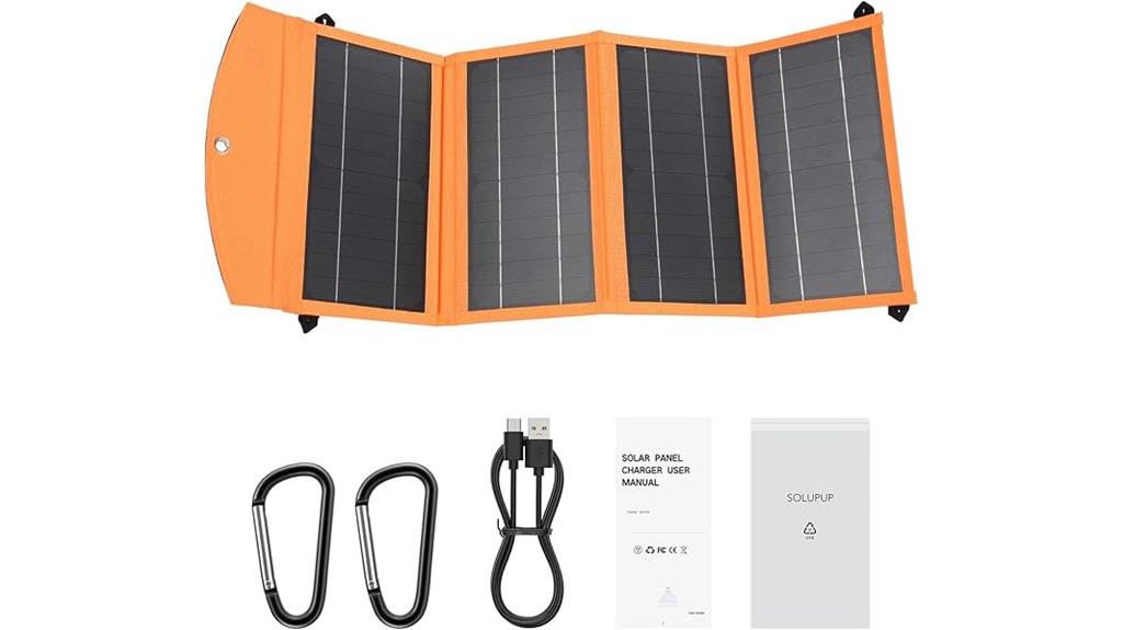 portable 30w foldable solar