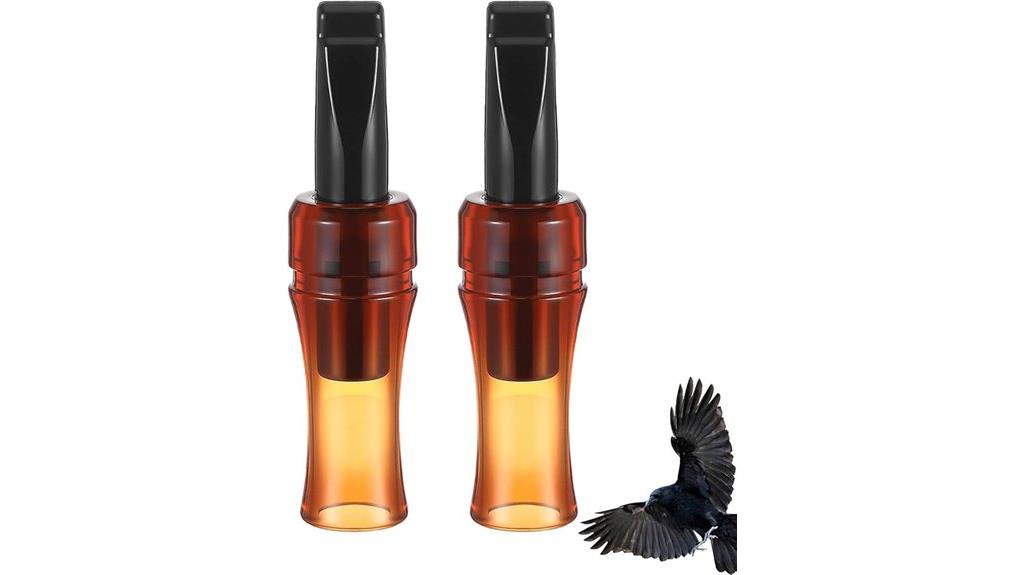 portable crow bird whistle