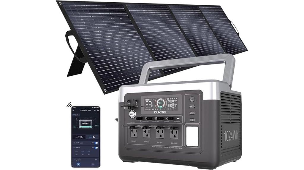 power station with solar panel