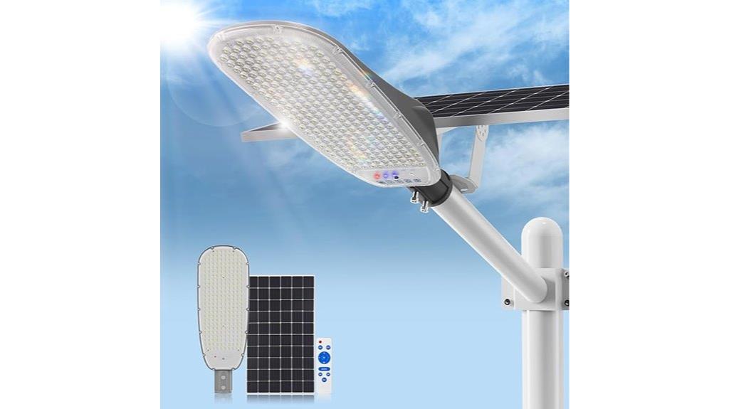 powerful solar street lighting