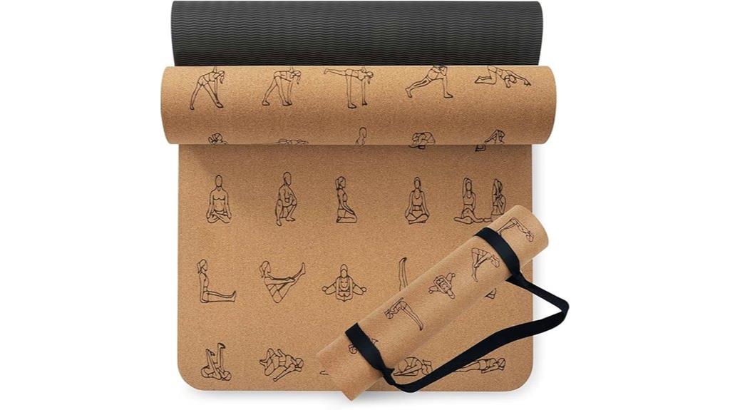 premium cork yoga mat