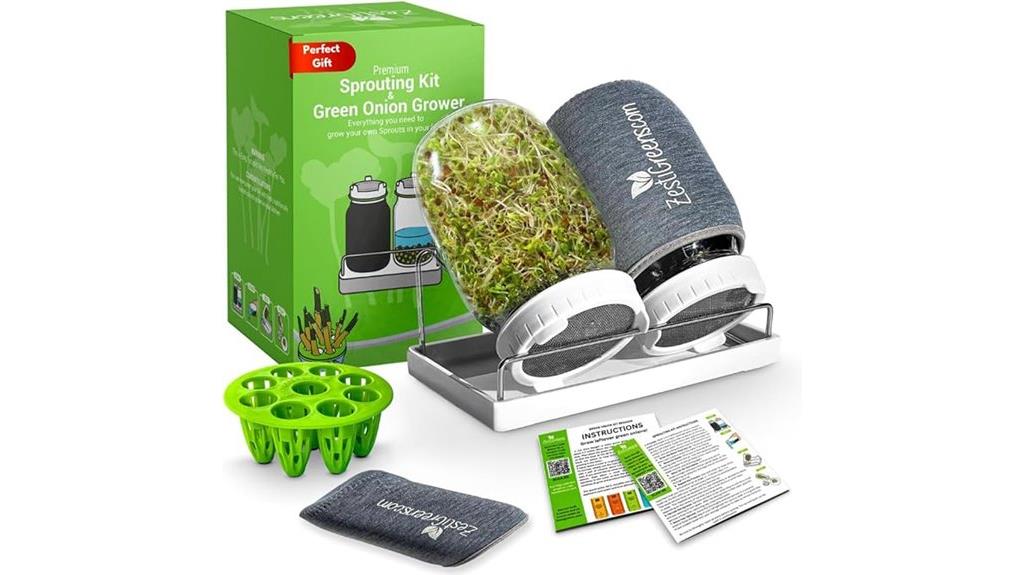 premium sprouts and green onion