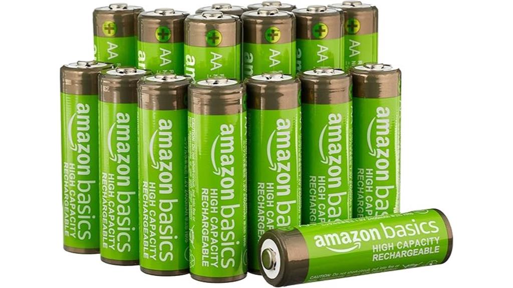 rechargeable aa batteries pack