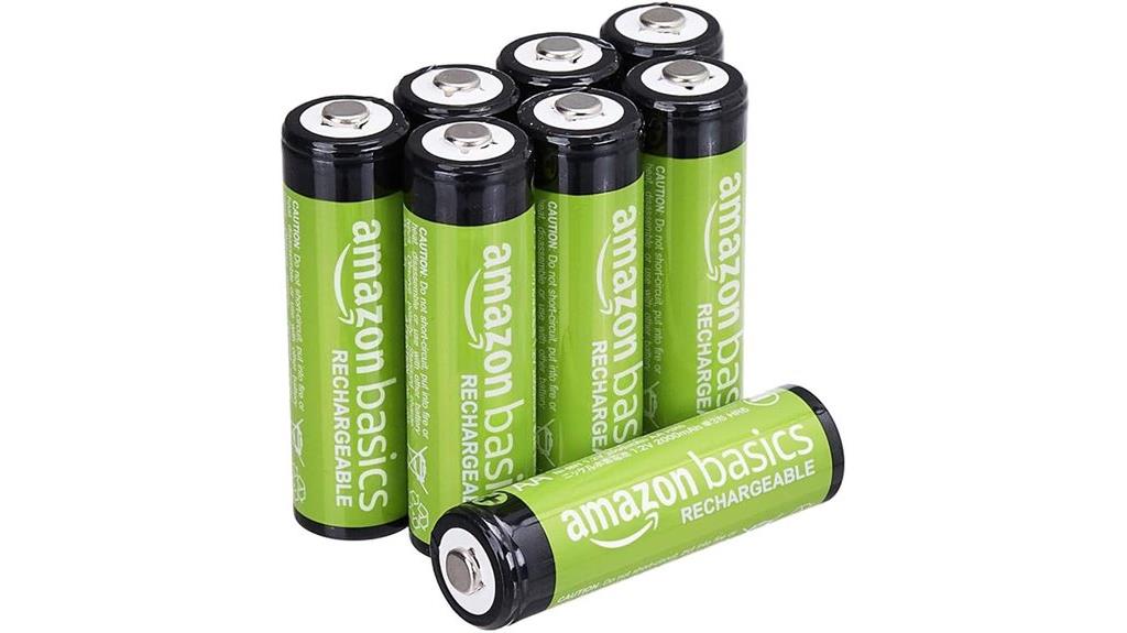 rechargeable aa batteries set