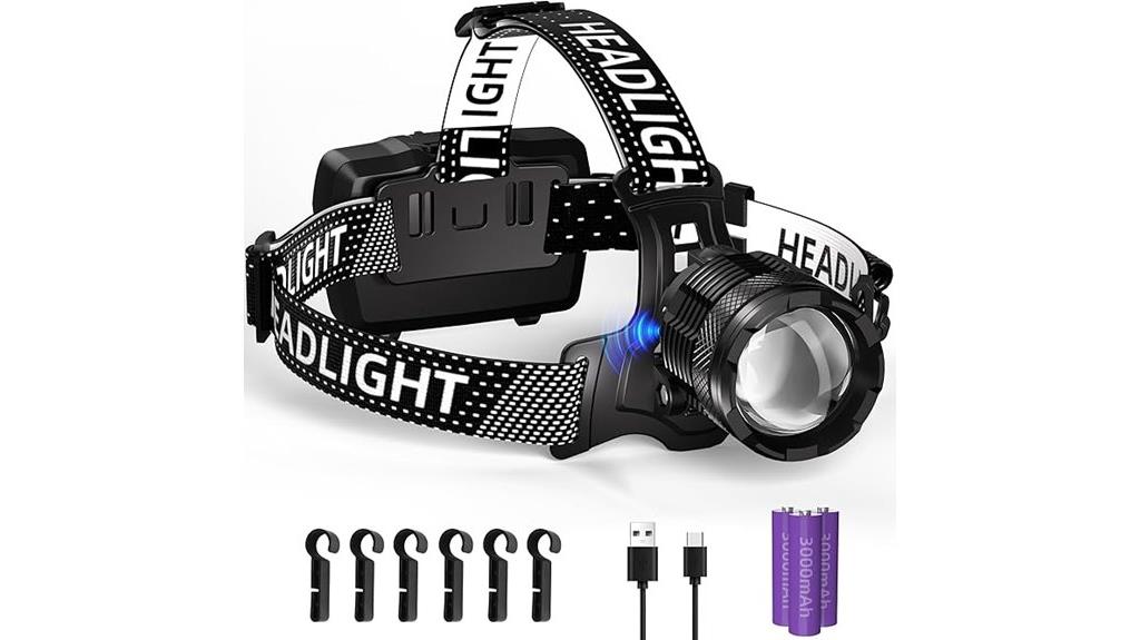 rechargeable led headlamp long lasting
