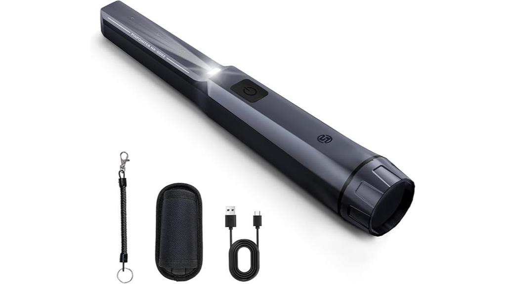 rechargeable metal detector pinpointer