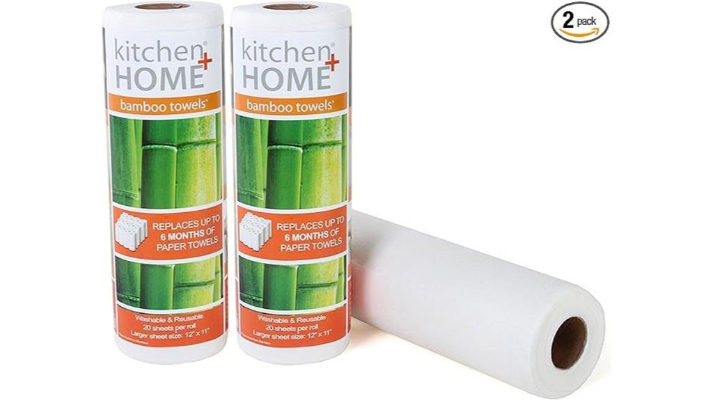 reusable bamboo rayon towels