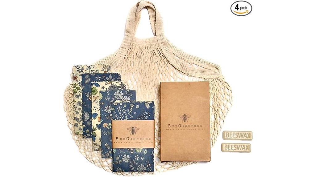 reusable beeswax wrap set