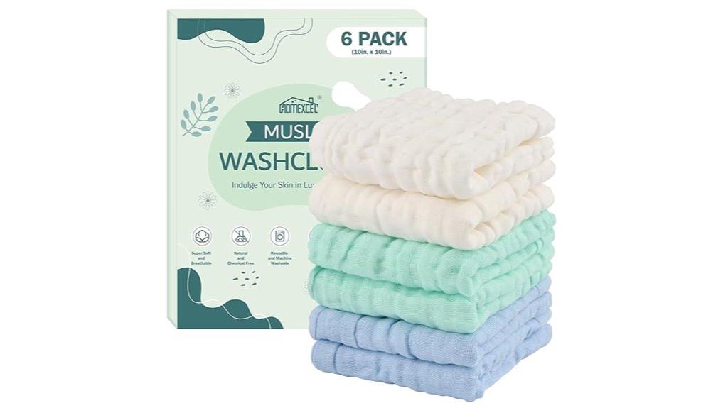 reusable face wash cloths