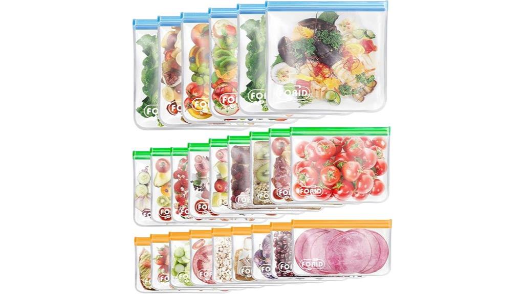 reusable food storage bags