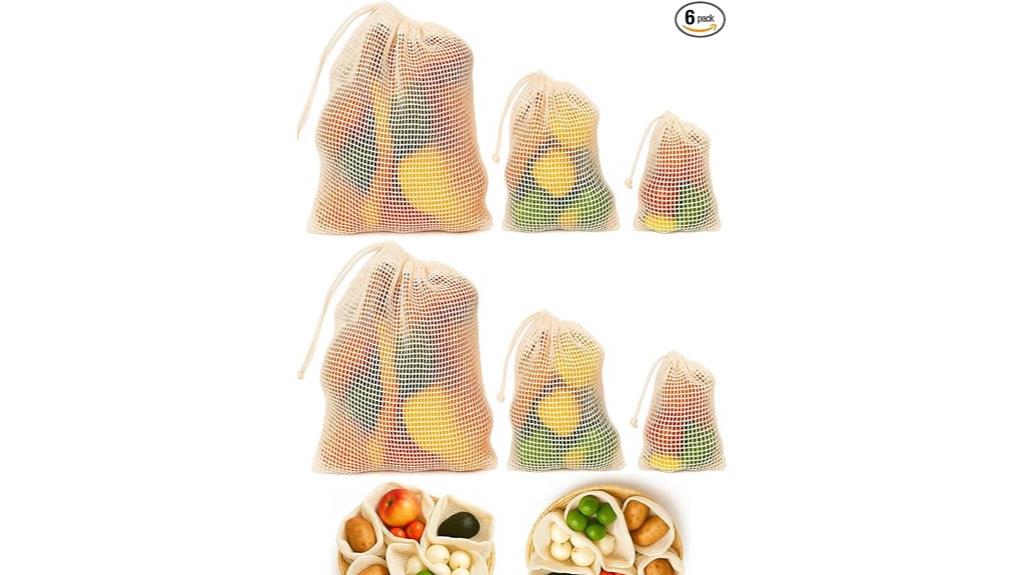 reusable mesh produce bags