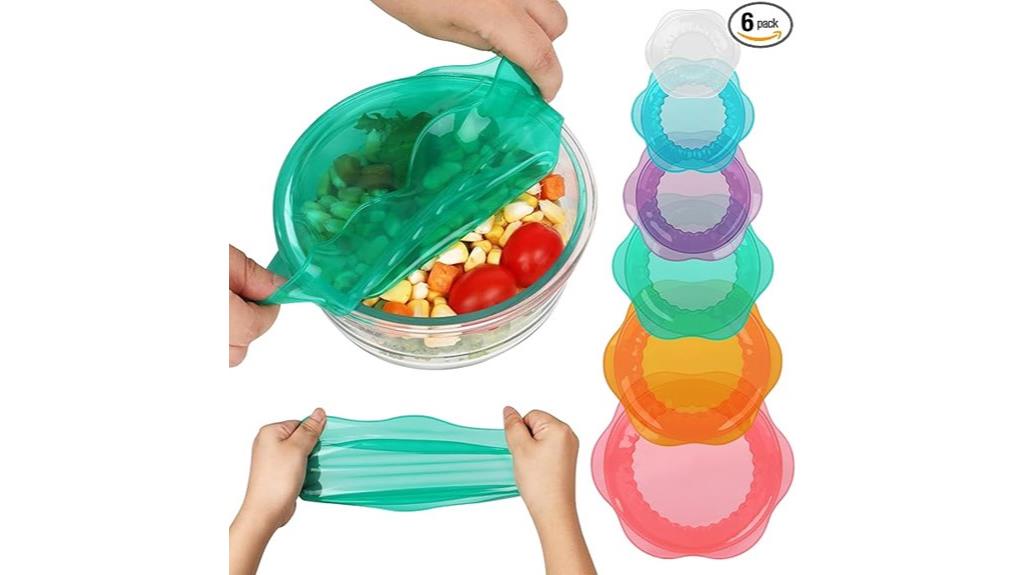 reusable silicone food covers