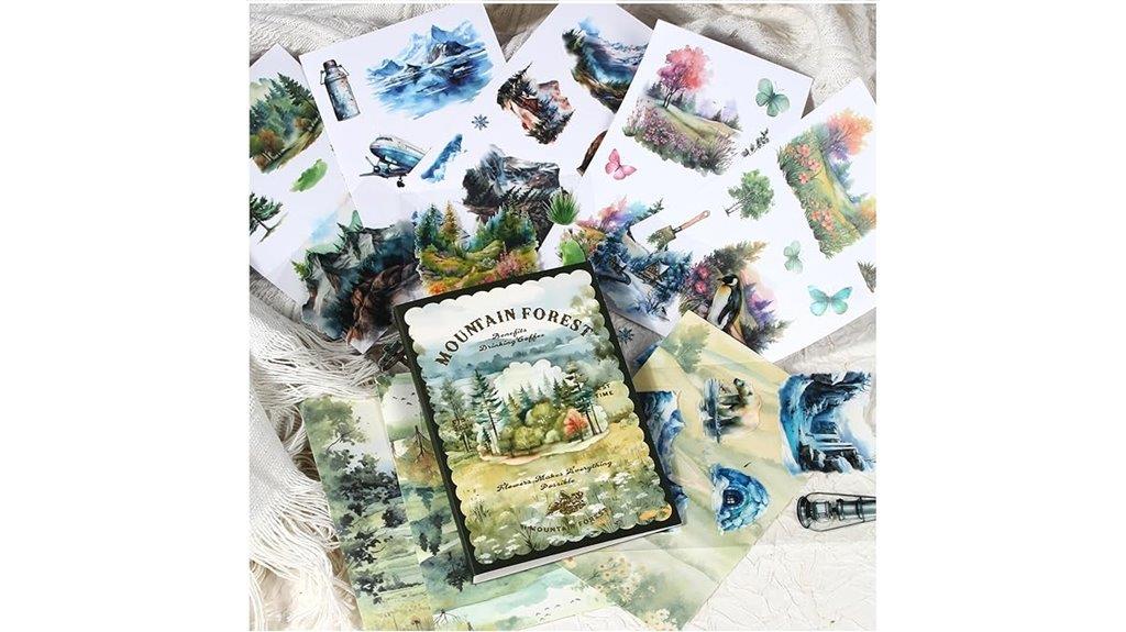 scrapbook kit with nature