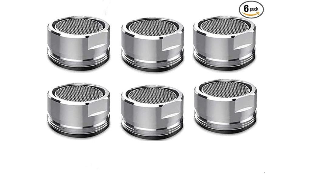 six faucet aerator set
