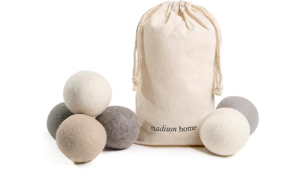 six xl wool dryer balls
