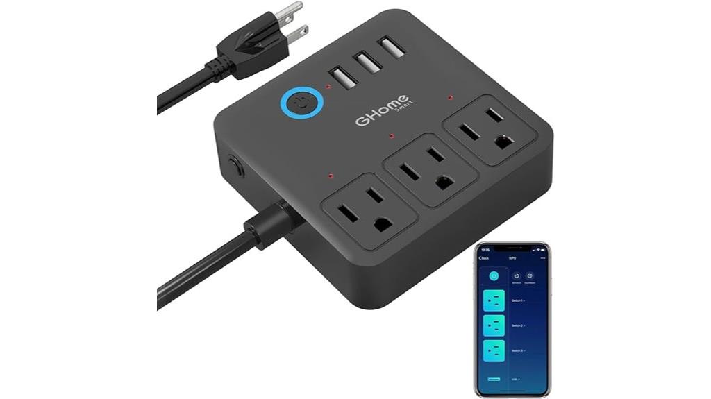 smart power strip with usb