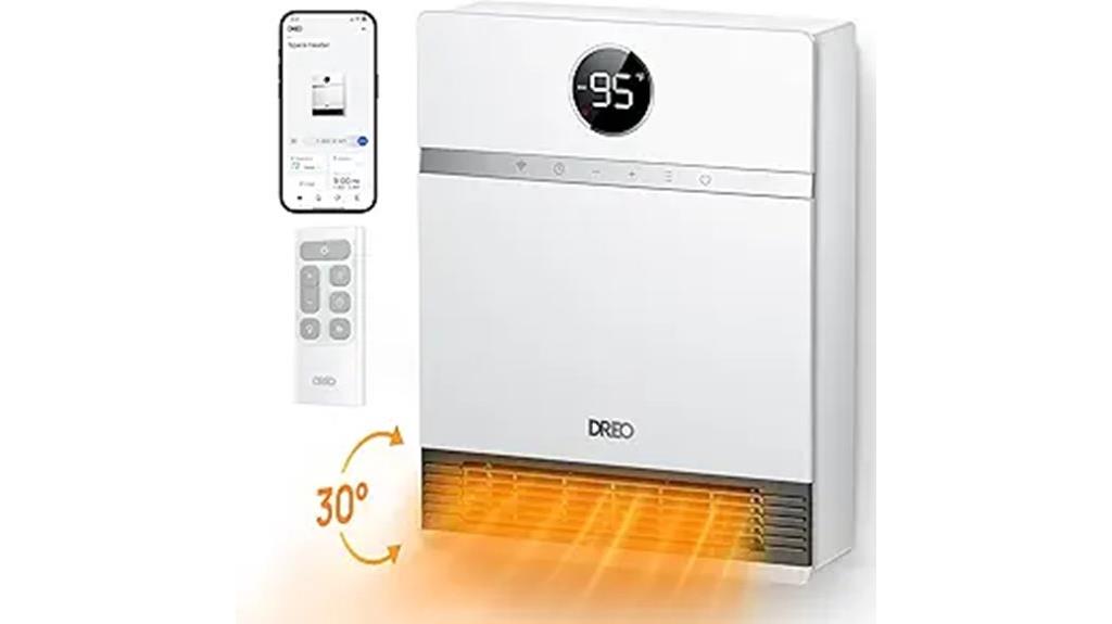 smart wall heater remote