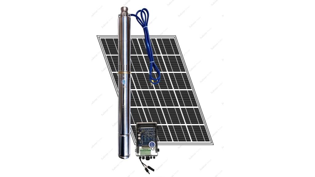 solar powered deep well pump