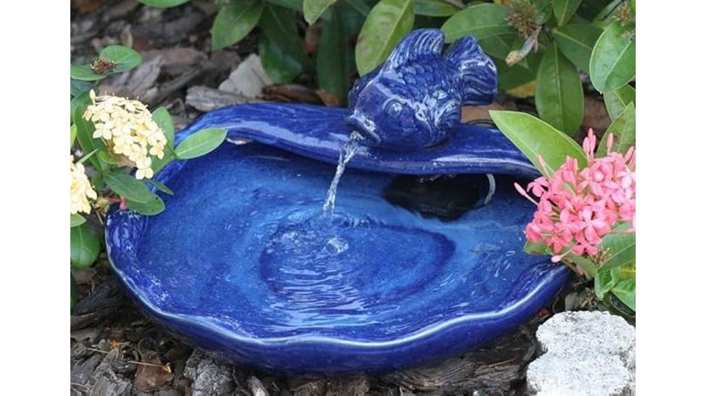 solar powered koi fountain