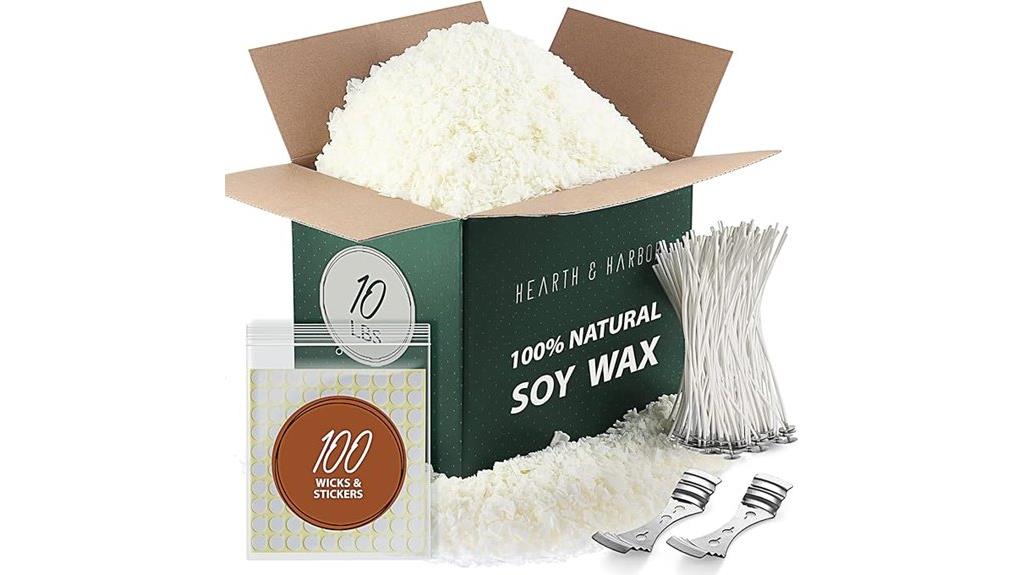 soy candle wax bag