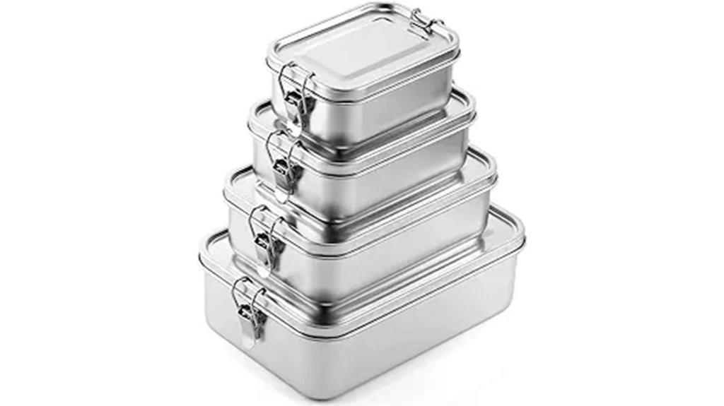 stainless steel bento containers