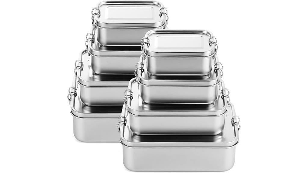 stainless steel bento containers
