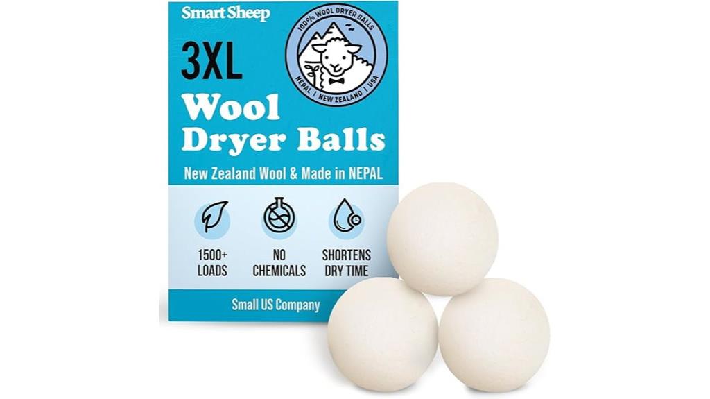 three pack wool dryer balls