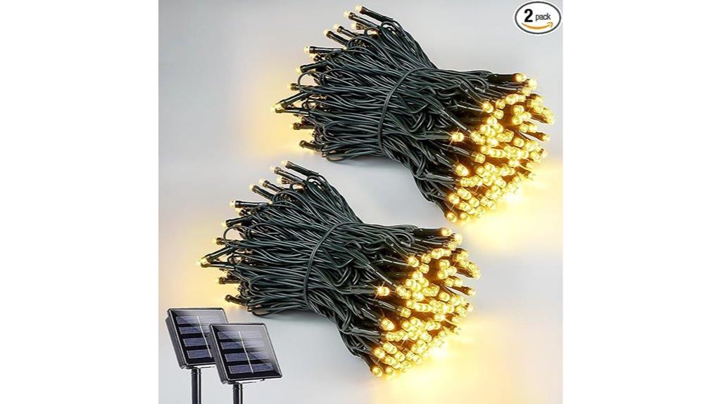 two pack solar led lights