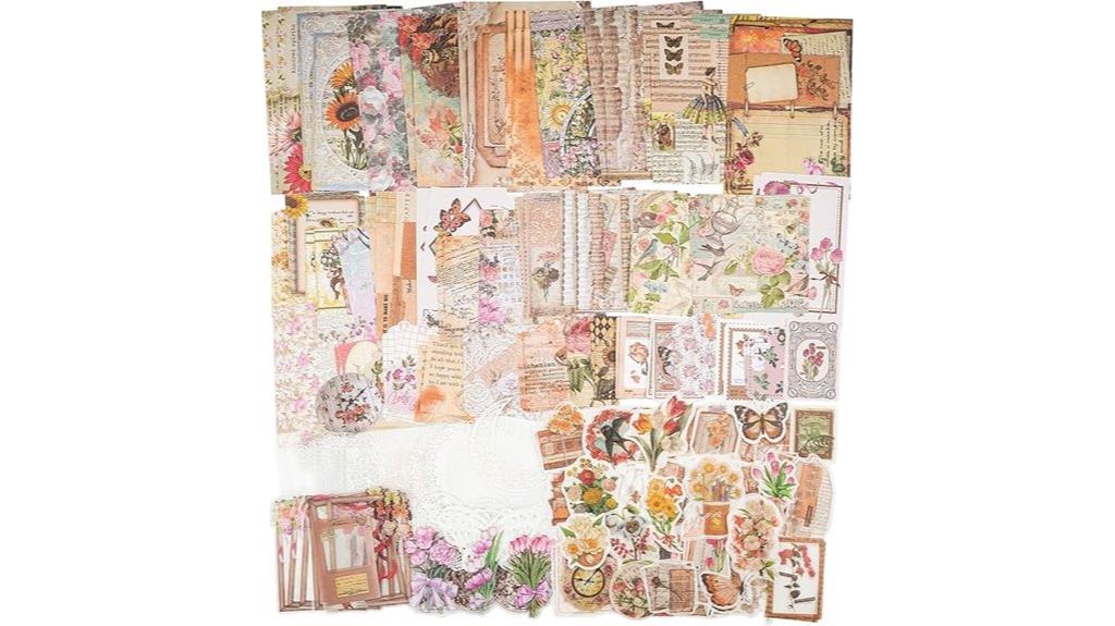 vintage journal craft supplies