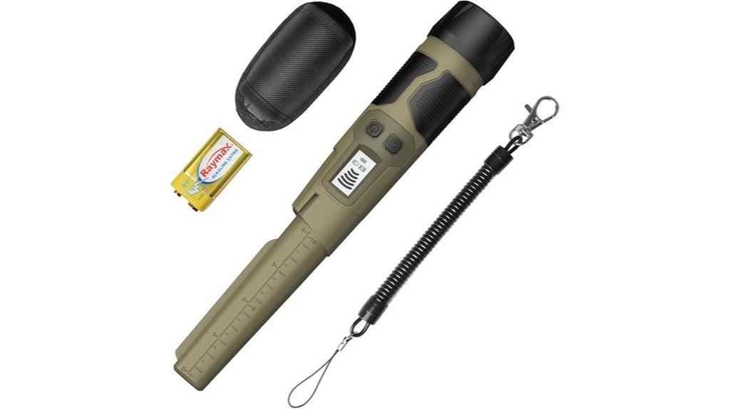 waterproof lcd pinpointer wand