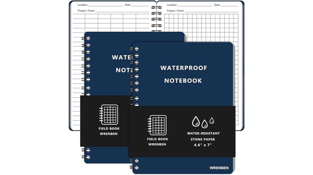 weatherproof stone paper notebooks
