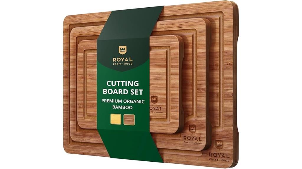 wooden cutting boards set