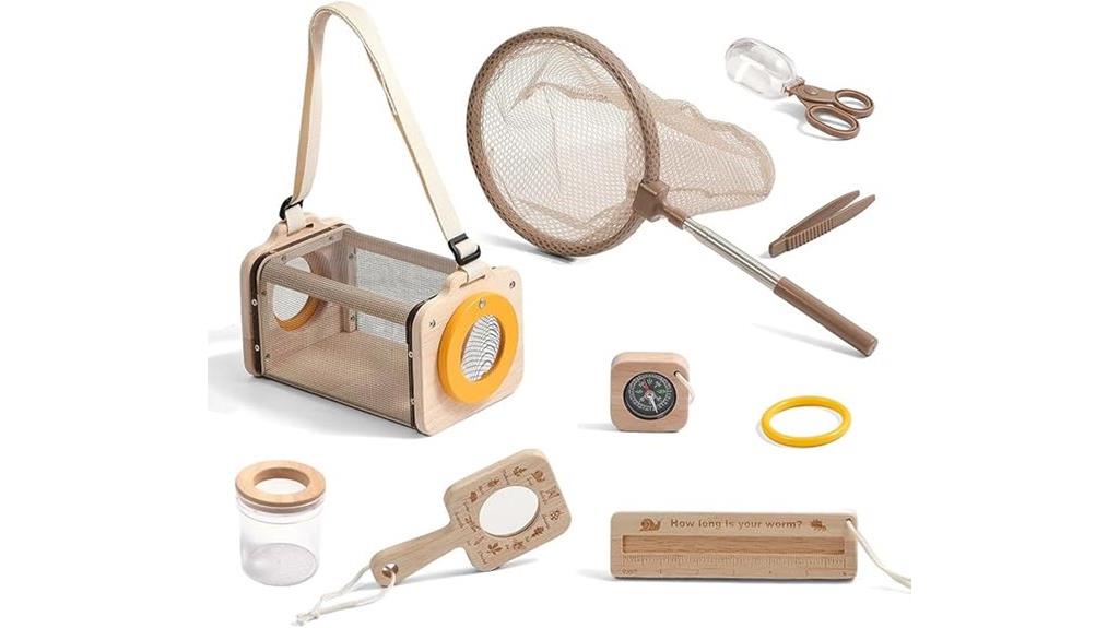 wooden kids insect catcher