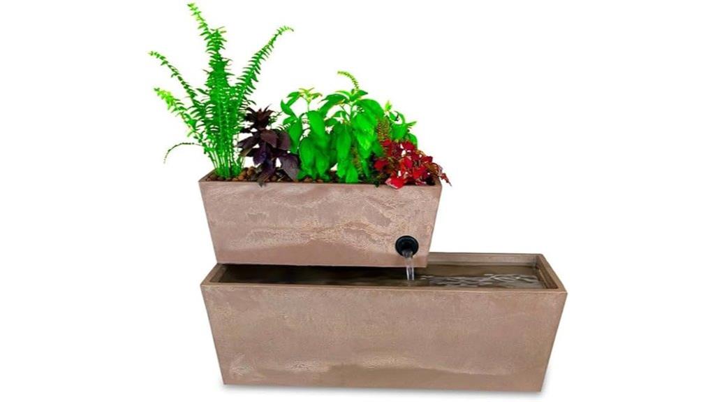 6 gallon aquaponics fountain