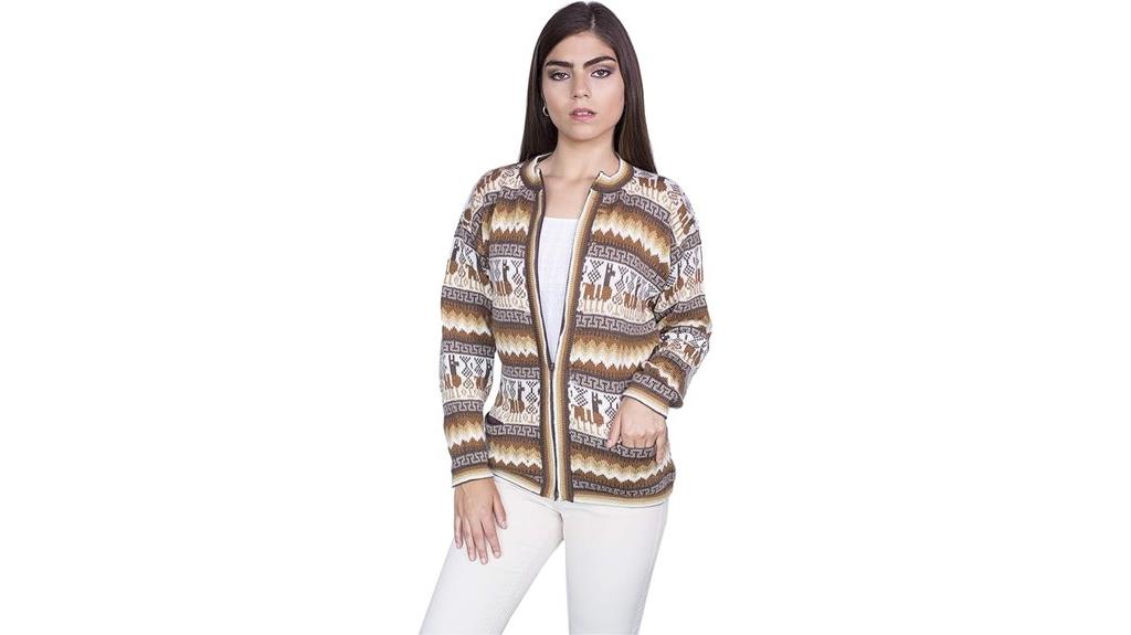alpaca wool warm sweater