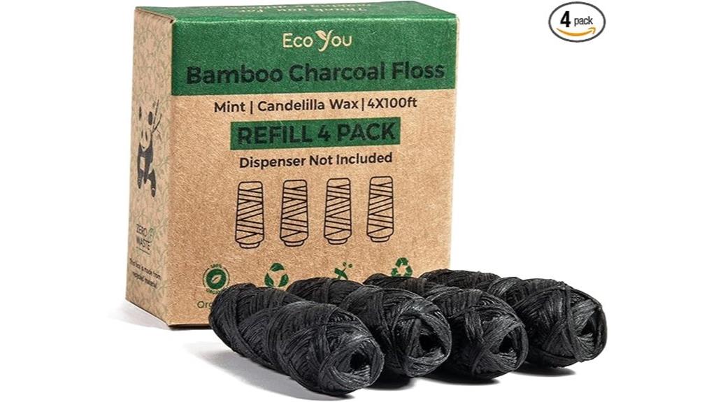 bamboo mint dental floss