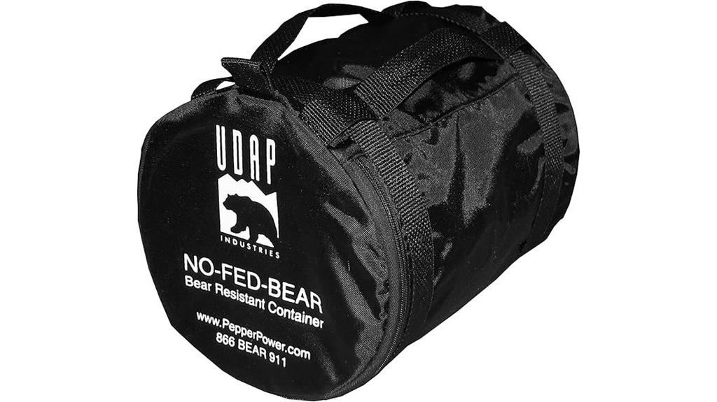 bear resistant canister case