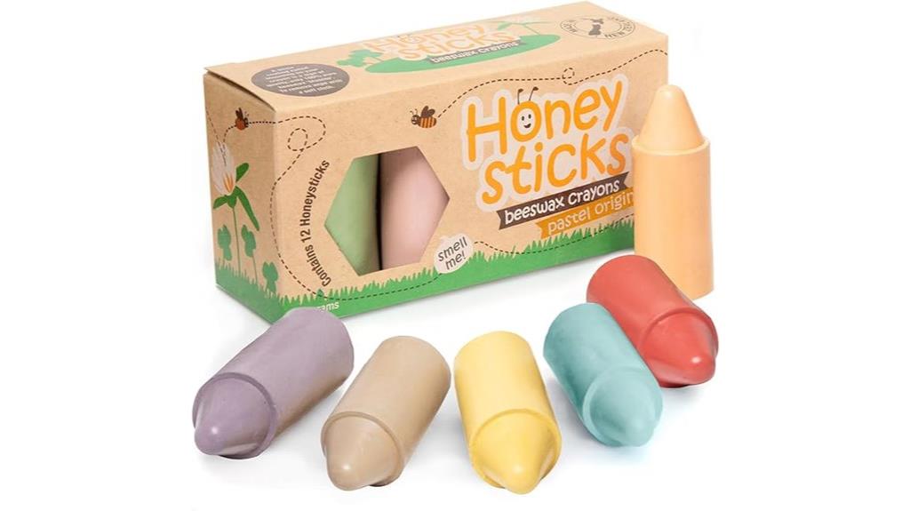 beeswax crayons 12 pack