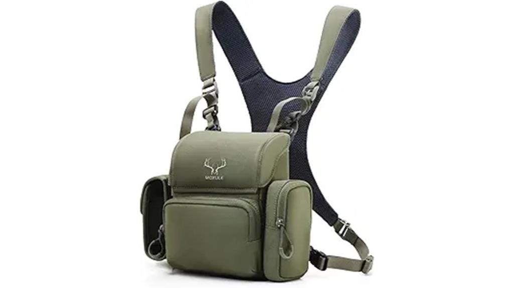 binocular chest harness pack
