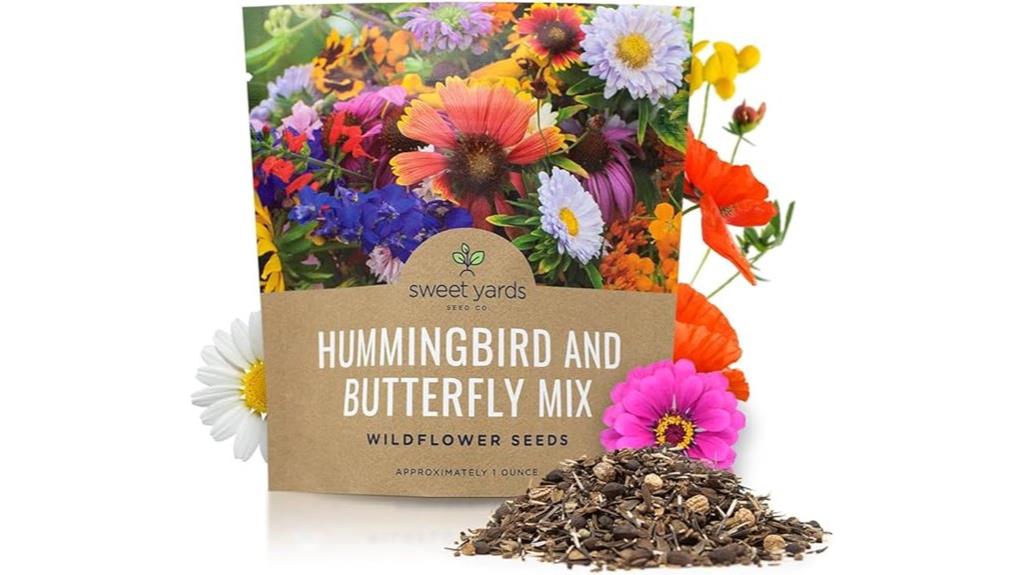 butterfly hummingbird wildflower seeds
