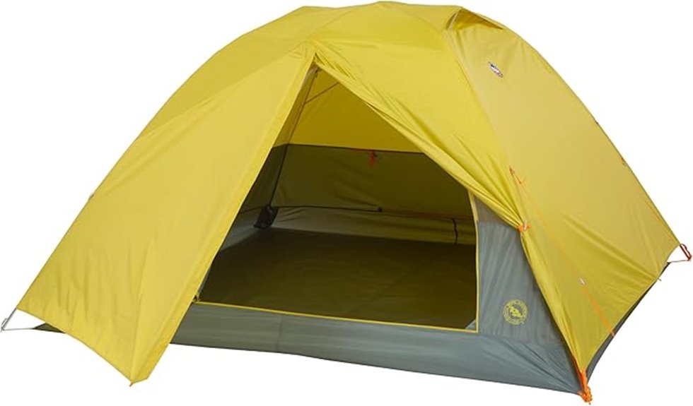 camping tent with hotel comfort