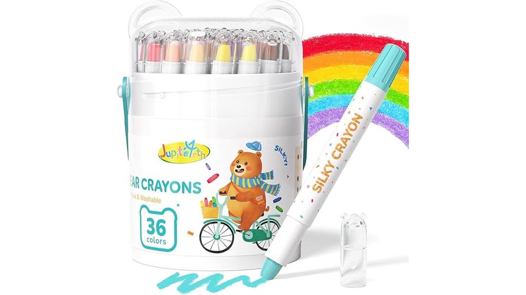 colorful toddler crayon set