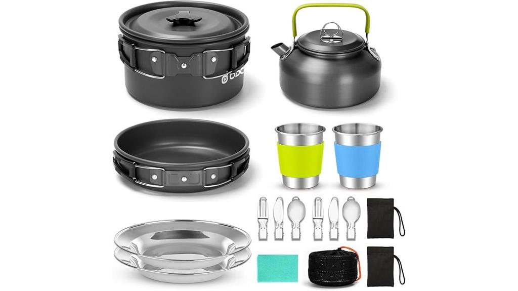 complete 15 piece camping set
