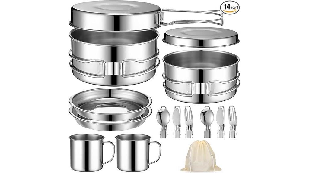 complete outdoor cookware set