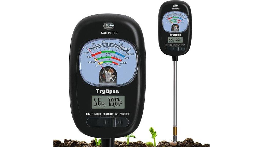 comprehensive soil testing device